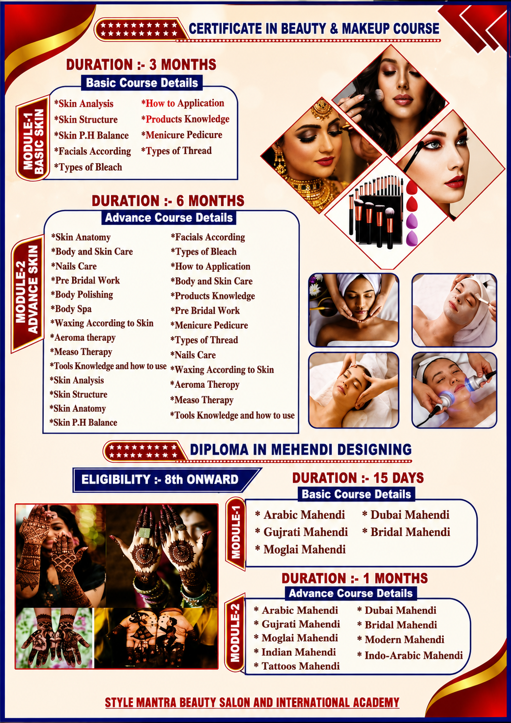 Diploma in Mehendi Designing